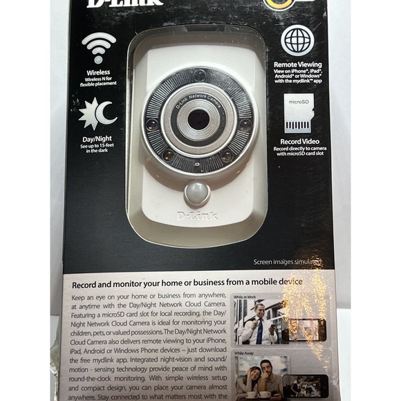 D-Link Record & Playback Wi-Fi Camera with Remote Viewing (DCS-942L) - Picture 1 of 12